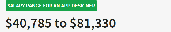 ui designer jobs, App Designer salary range
