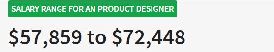 ui designer jobs, Product Designer salary range