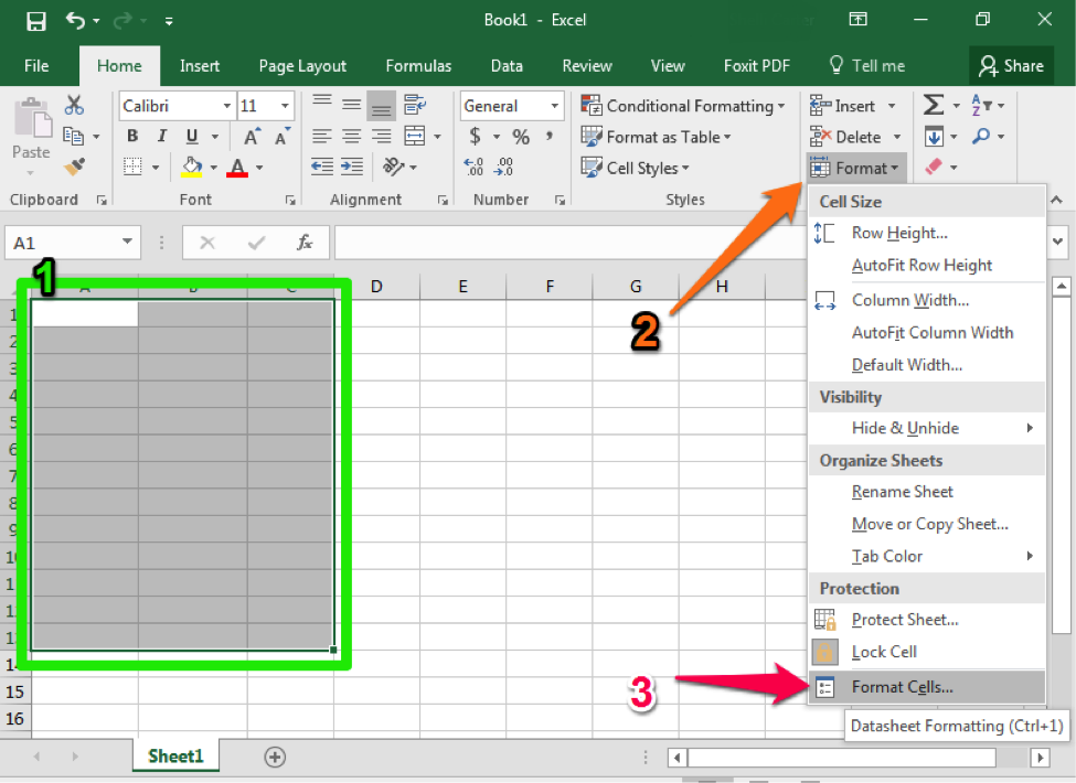 excel interview questions for data analyst - Cell Formatting 