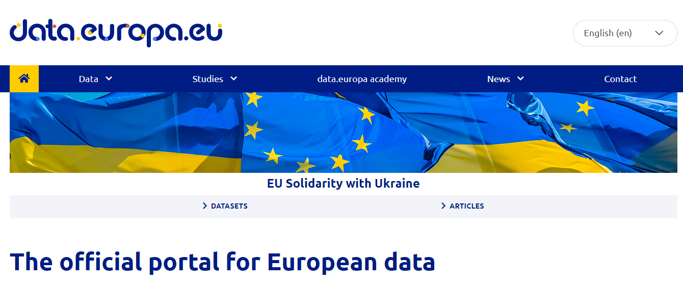 free data sets - European Data 