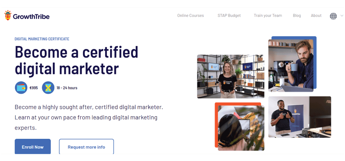 best digital marketing bootcamps- growthtribe 