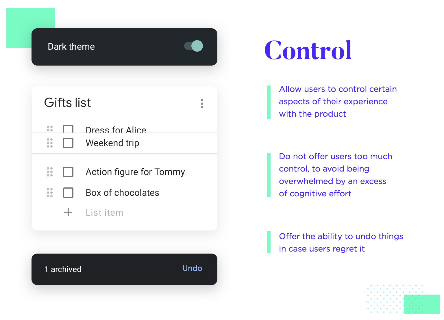 UI Principles - Design for the User, Not Yourself