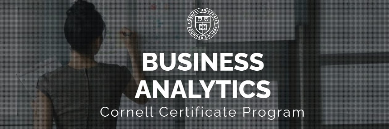 best business analytics certificates-Cornell