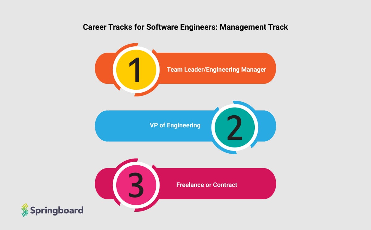 software engineer career path- management track
