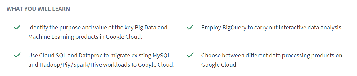 best data engineering courses Coursera Google Cloud Data Engineer Professional Certificate