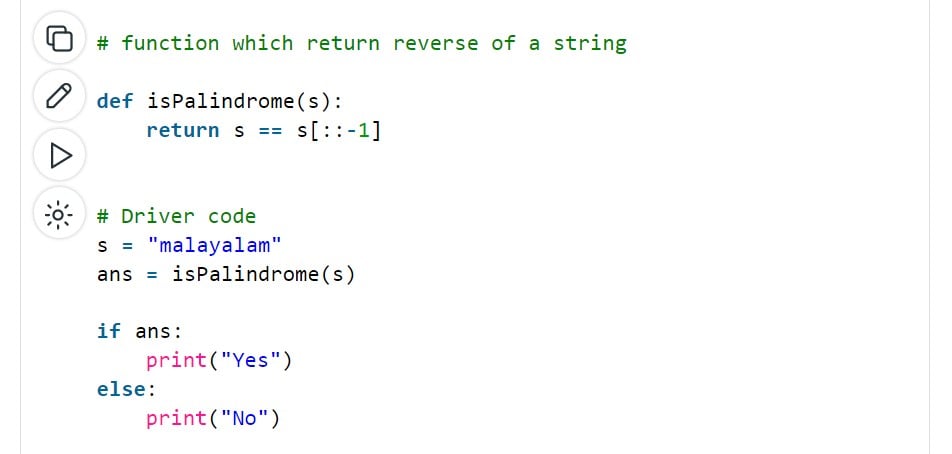 Check if a String Is a Palindrome