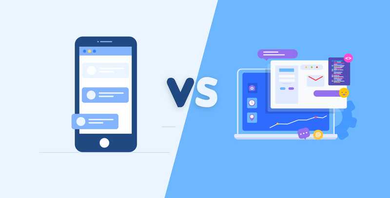 mobile app vs web app